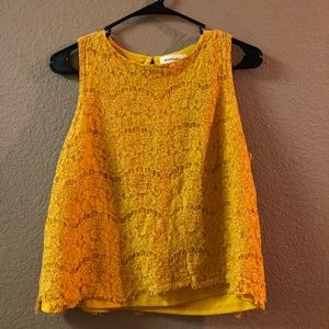 Amazing mustard tank top!